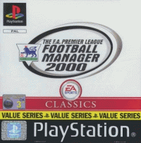 FA Premier League Football Manager 2000 PAL Playstation PAL box art